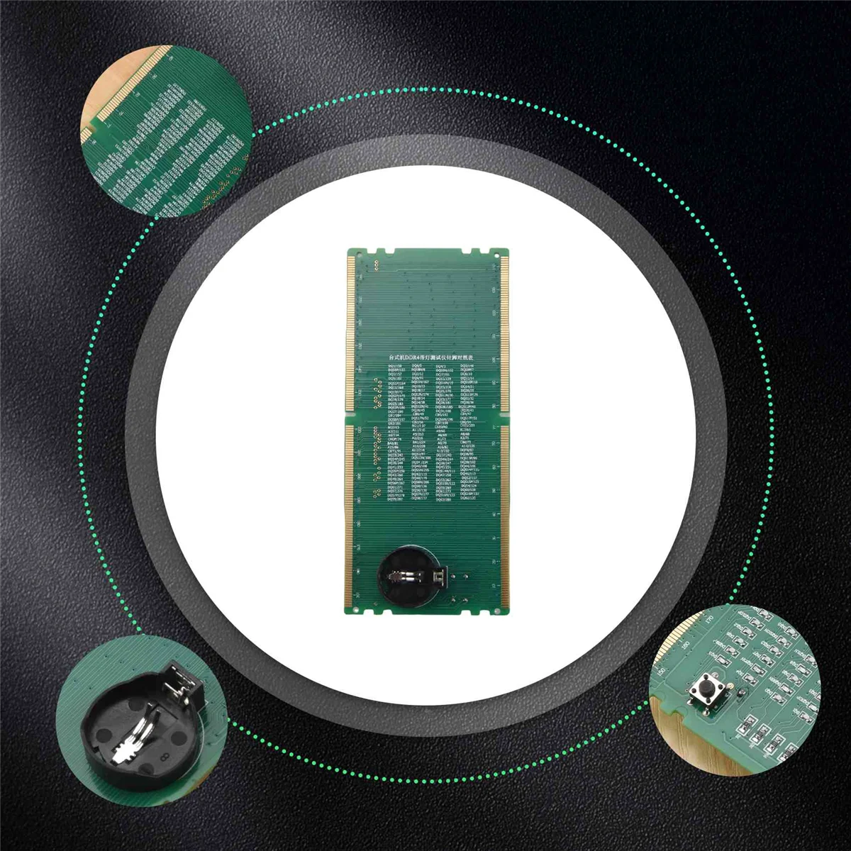 Тестовая карта DDR4 слот для оперативной памяти светодиодный анализатор ремонта