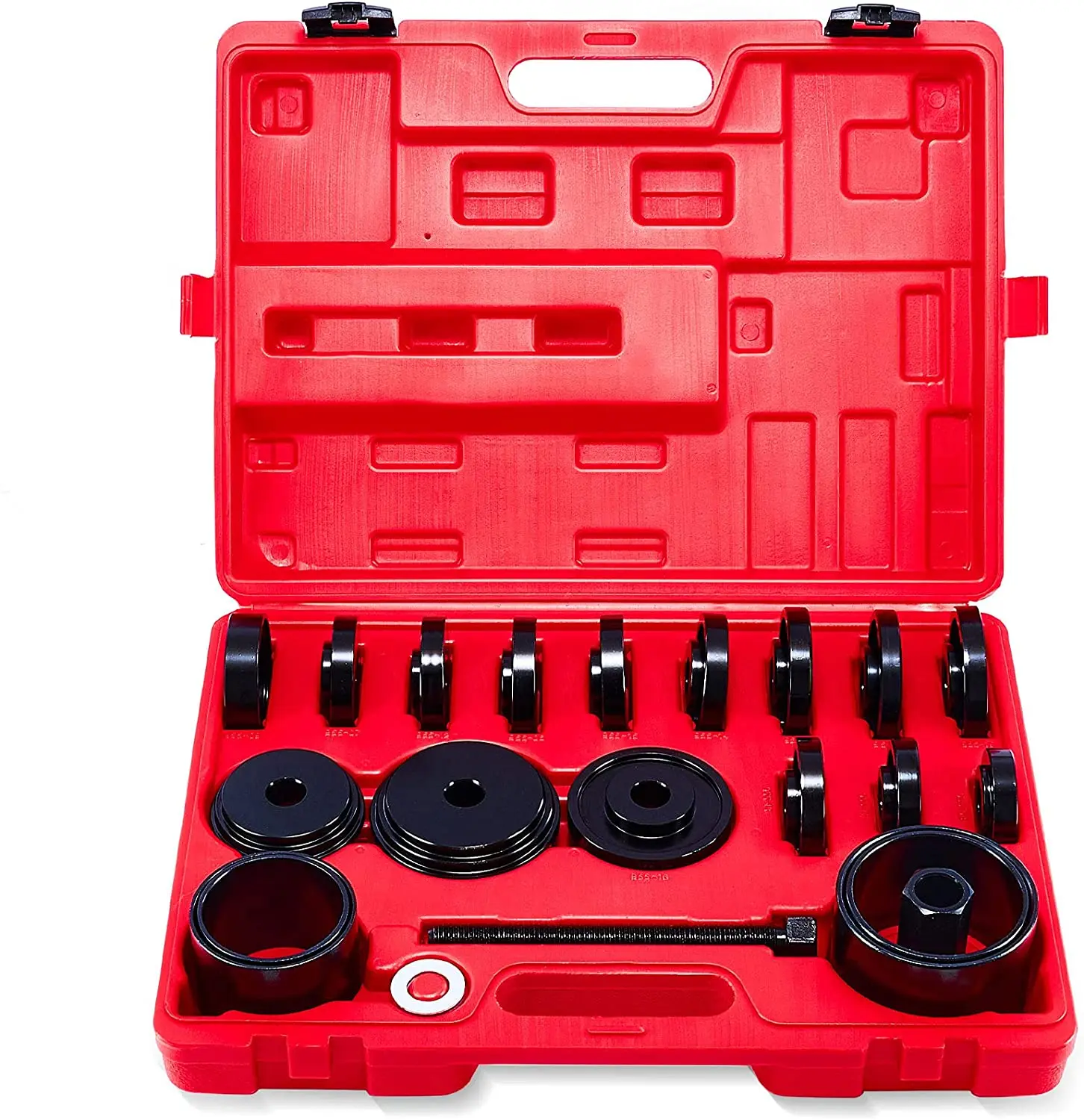 23Piece FWD Front Wheel Drive Bearing Adapters Press Kit Puller Set Replacement Installer Removal Automotive Mechanics Tool Kit