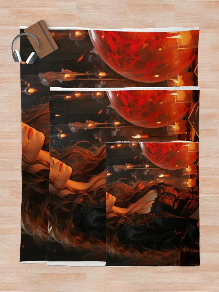 Twilight Reverie: The Scarlet Muse Плед Тонкий плед на диван зиму Фланелевые одеяла