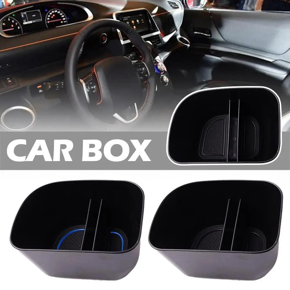 

CarCentral Armrest Storage Box for Toyota Sienta MXPL10G/15G MXPC10G Center Console Flocking Organizer Tray Interior Accessories