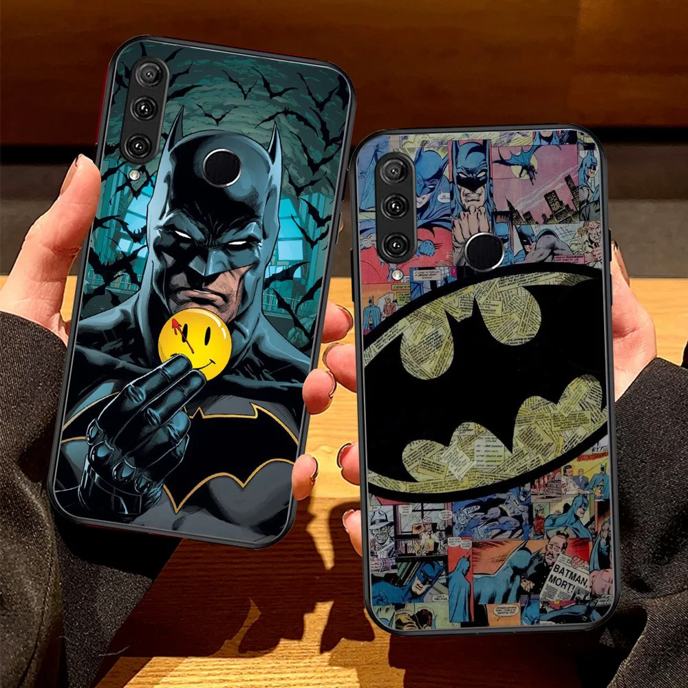 Чехол F-6 Batman для Huawei P30 Mate 20 Lite Y8S P20 Y9 Y6 Y9A Y7 Y9S Pro Prime Nova 5T