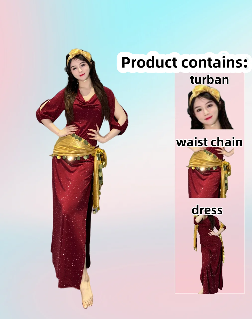 Костюм для танца живота из полиэстера