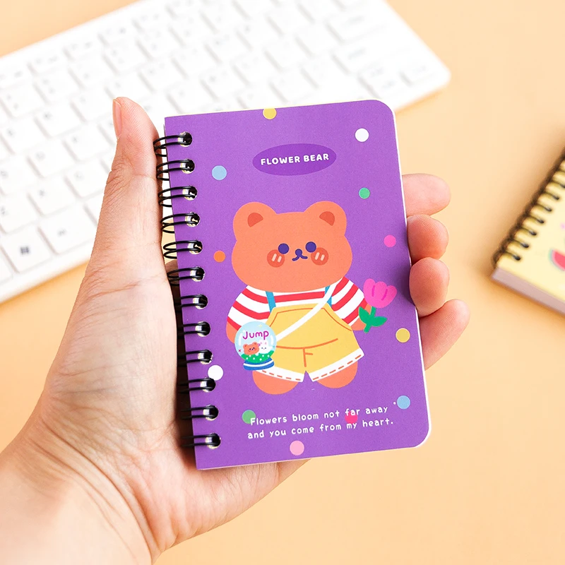 Kawaii Bear ручной декоративный блокнот ежедневное планирование Канцтовары Детский