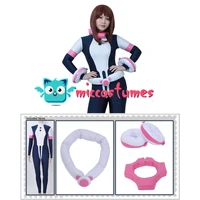 womens anime hero cosplay suit costume with waist piece and neckwear