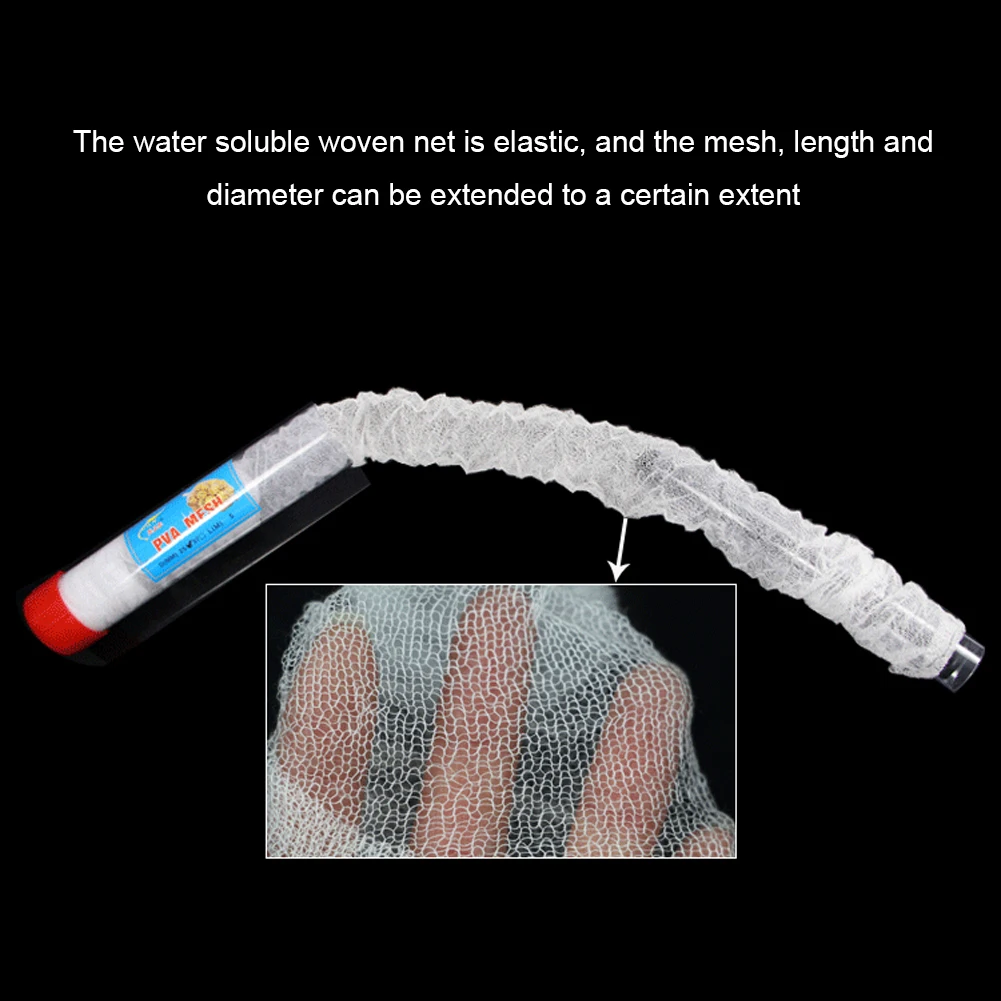 

Fishing Mesh Soluble Narrow Fishing Network Refill Bait Protect Fish Net for Outdoor Fishing Portable Accessories