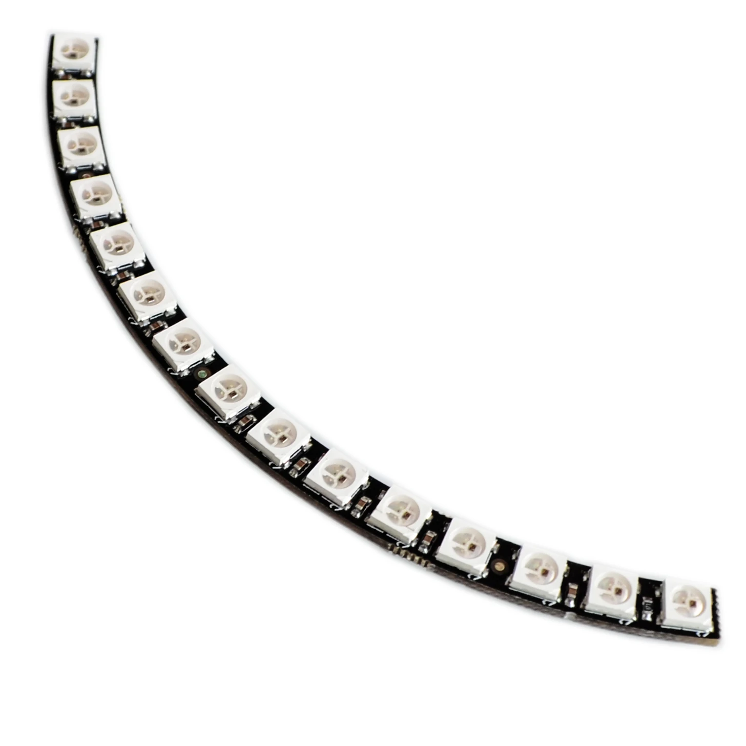 

Ring Wall Clock 15 X Ultra Bright WS2812 5050 RGB LED Lamp Panel 1/4 Ring LED with Integrated Drivers