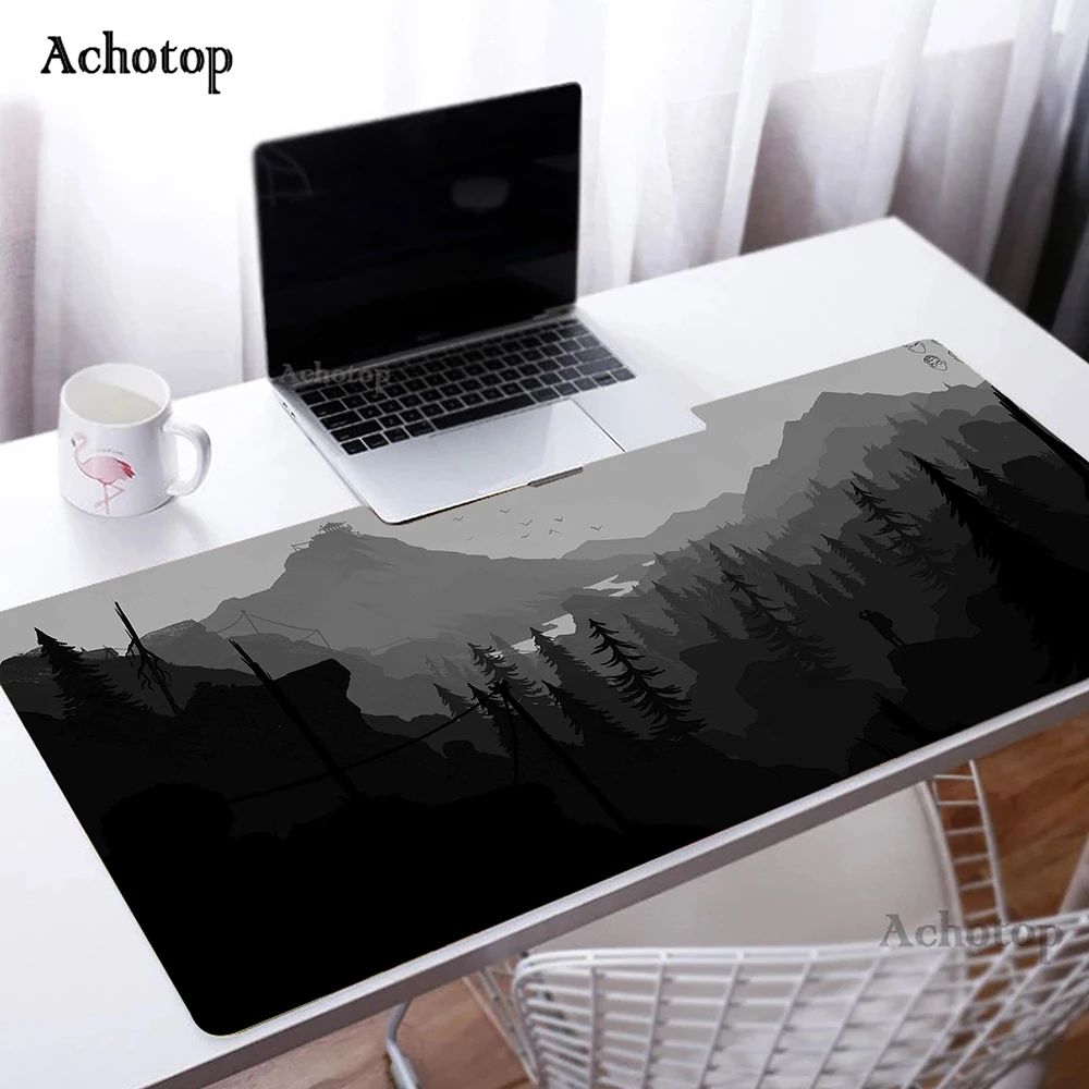 

XXL Large Mouse Pad Computer Deep Forest Firewatch Mousepad Laptop Mouse Mat Desk Mat Keyboard Pads Playing Game Table Carpet