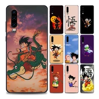 phone case for huawei p10 lite p20 p30 p40 lite p50 pro plus p smart z soft silicone cute cartoon anime dragonball z