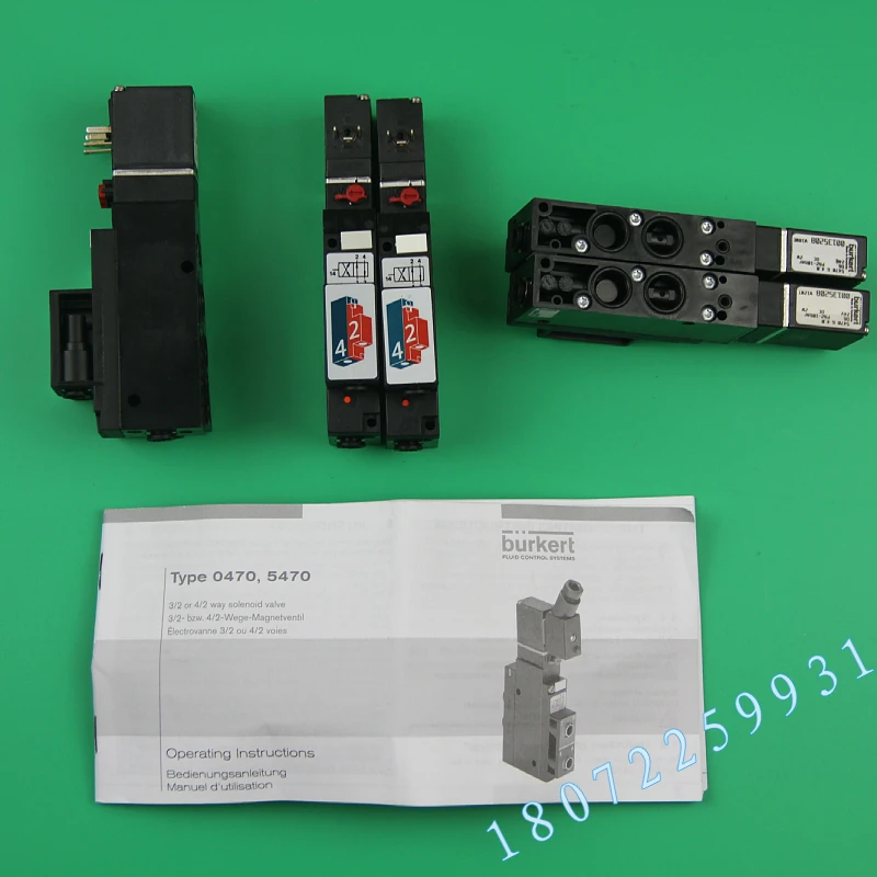

Двухпозиционный Трехходовой четырехходовой электромагнитный клапан Burkert5470G 00221081 00221082