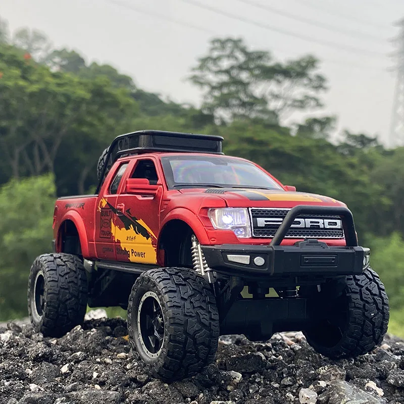 Модель автомобиля Ford Raptor F150 из сплава в масштабе 1:32 литая металлическая игрушка