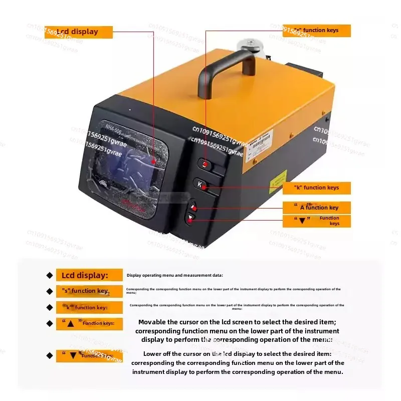 Анализатор Gases Escape Portátil para kama Uganda HC/CO/CO2/O2/si 09.ción Detector emisión Universal NHA-506