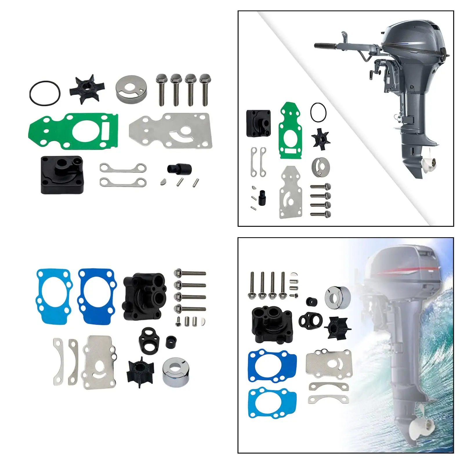 Ремкомплект водяного насоса подвесного двигателя Детали для Yamaha 15HP