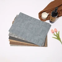 new thickened leather placemat american cloth pattern table mat