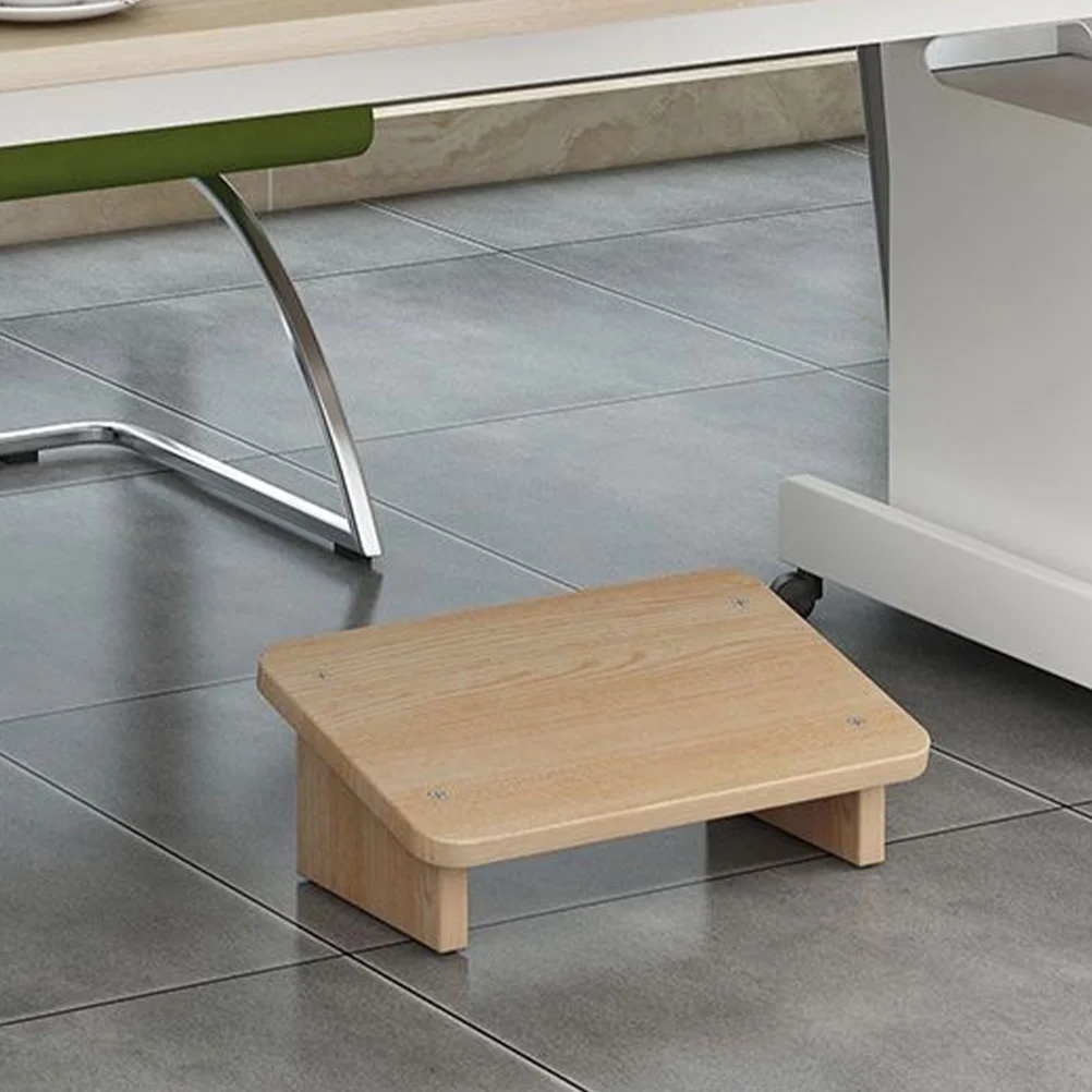 

Деревянный ножной табурет, практичное размещение ног, нескользящее основание, деревянный стул, Педальный стул