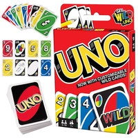 board games uno wild playing card one game letters 13 cards poker family entertainment toys for children adults birthday gifts