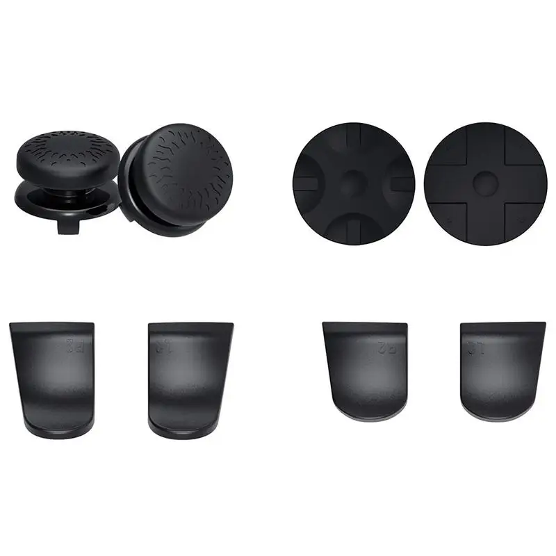 

8in1 Thumb Stick Grip Key S Joystick Cover L2 R2 Trigger Extender D-pad Button For Playstation 5 Gamepad Accessories