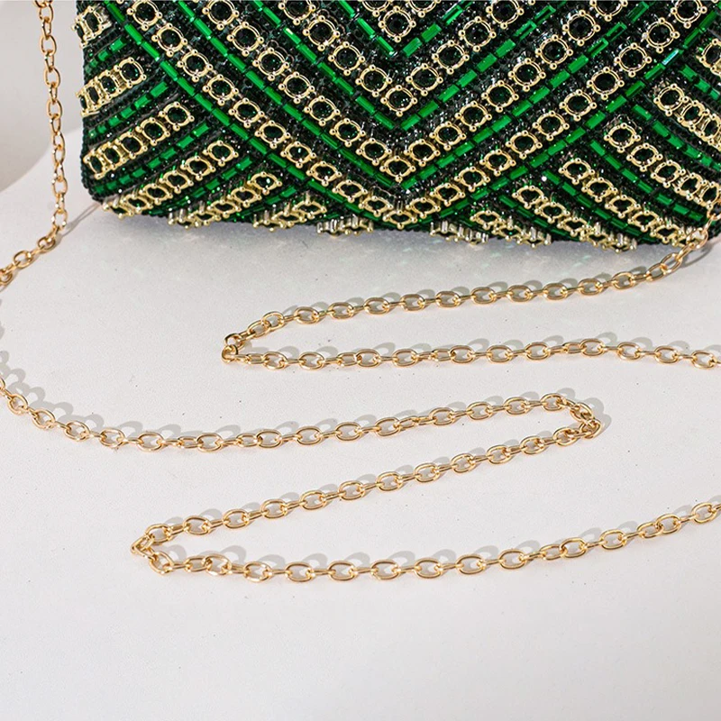 Женская вечерняя сумка-клатч с верхней ручкой блестящая сумка-кошелек со