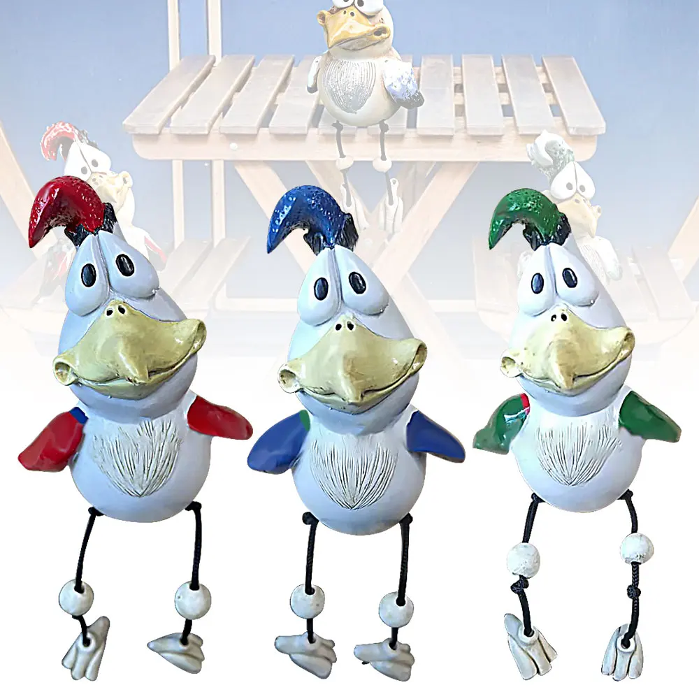 

Полимерная поделка, статуя цыпленка для сада, украшение для двора, фигурка, скульптура, декор для сада, уличное украшение