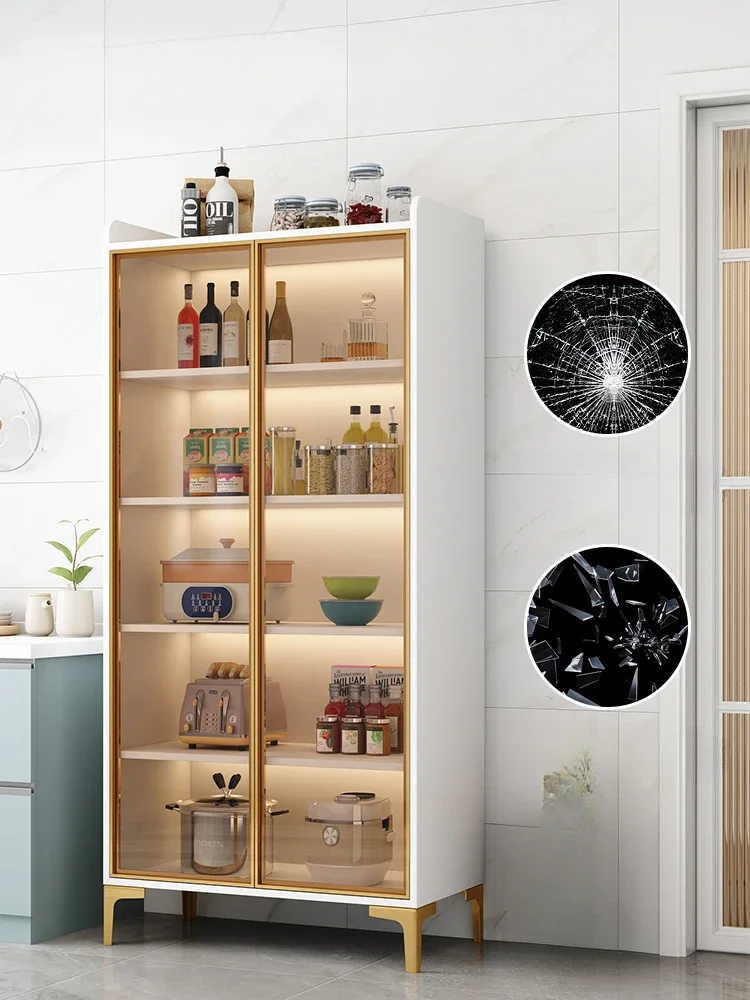 Роскошный дизайнерский винный шкаф стеклянная дверь буфет приборы для хранения