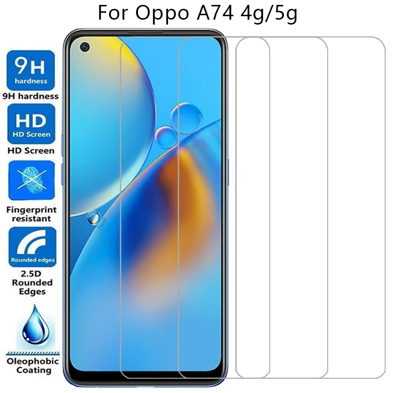Защитная пленка для экрана oppo a74 защитное закаленное стекло на oppoa74 4g 5g a 74 74a