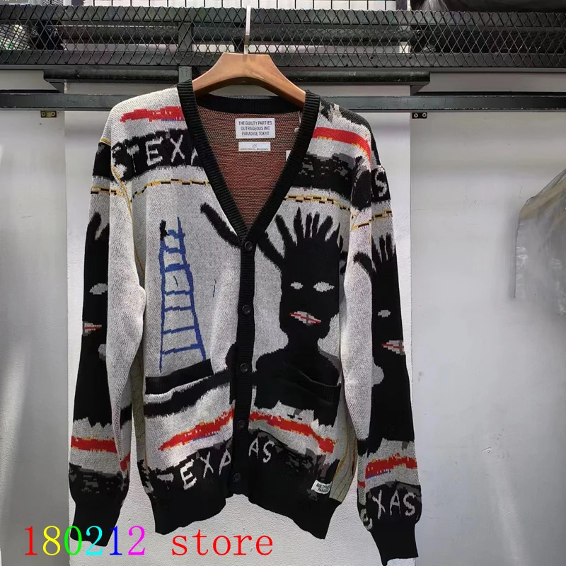 Мужской Жаккардовый свитер на пуговицах