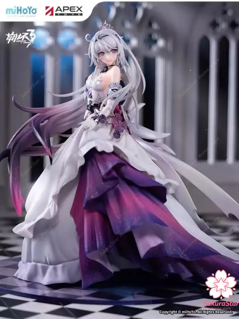 Фото В наличии [APEX/miHoYo] Honkai Impact 3rd Kiana Night Invite Ver.1/7 Элегантное свадебное платье, фигурка из ПВХ, коллекционная игрушка, подарок для хобби. №1