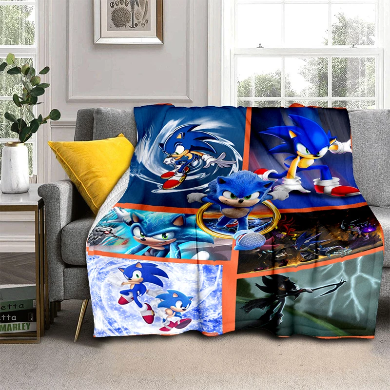 

Anime cute Blanket Fashion Cartoon Art Flannel Fluffy Fleece Gift Living Room Sofa Travel Camping Blanket thin blanket Bedroom