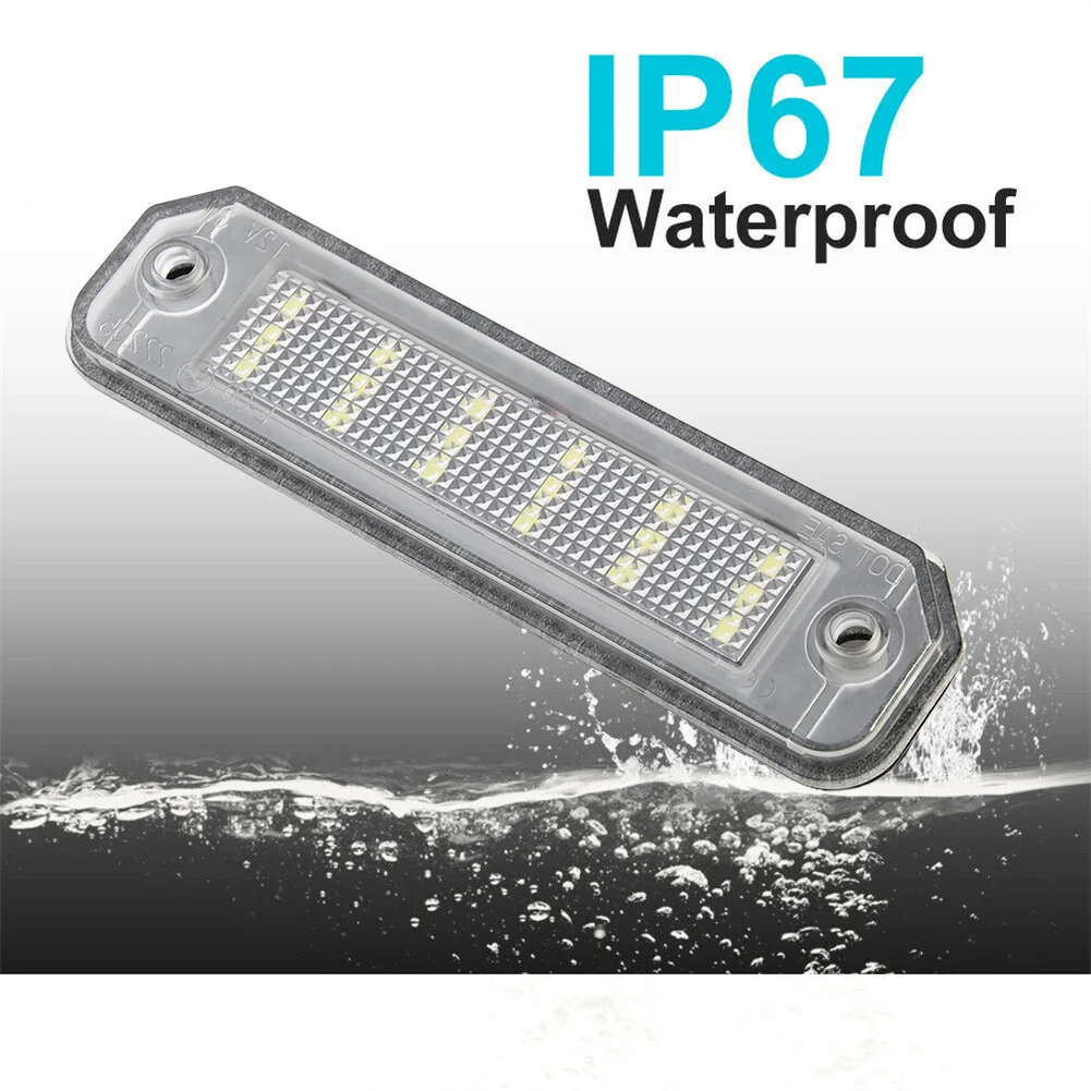 

2pcs 6000K-6500K LED White License Plate Light 34100-S04-A01 34100S04A01 For Honda For Civic EJ EK EM EK9 EK4 Del Sol 92-00