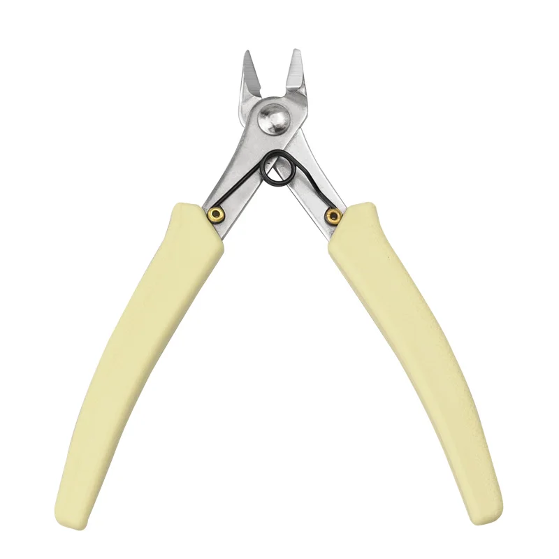 

Кусачки с острым носом из нержавеющей стали 45 # ручка из стали кусачки с белой ручкой кусачки с диагональной резьбой ручные инструменты