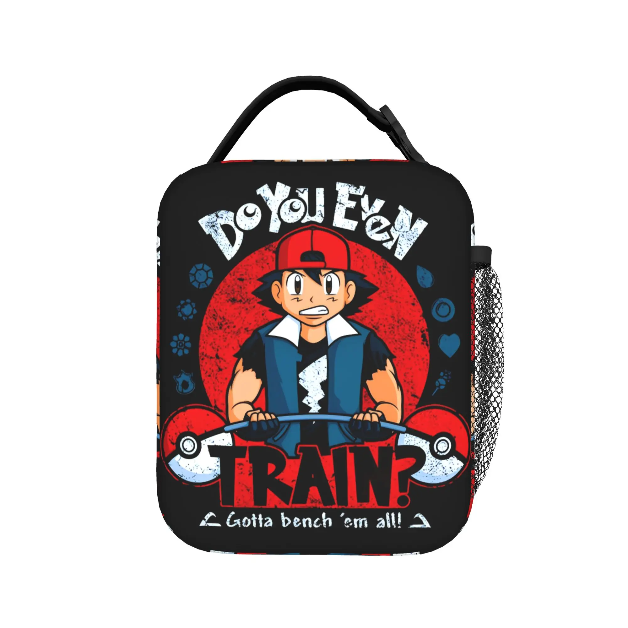 Фото Термосумка для обедов Pokemon Gym Ash Ketchum, герметичная сумка-контейнер для еды, ланч-бокс для мужчин и женщин, для офиса и пикника №1