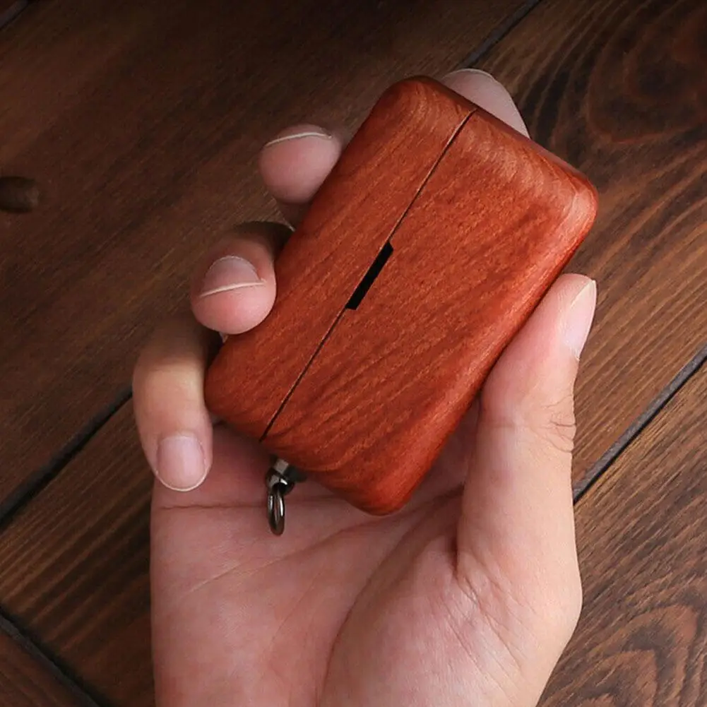 Чехол для наушников Sony деревянный ящик защитный чехол Bluetooth со шнурком WF-1000XM5