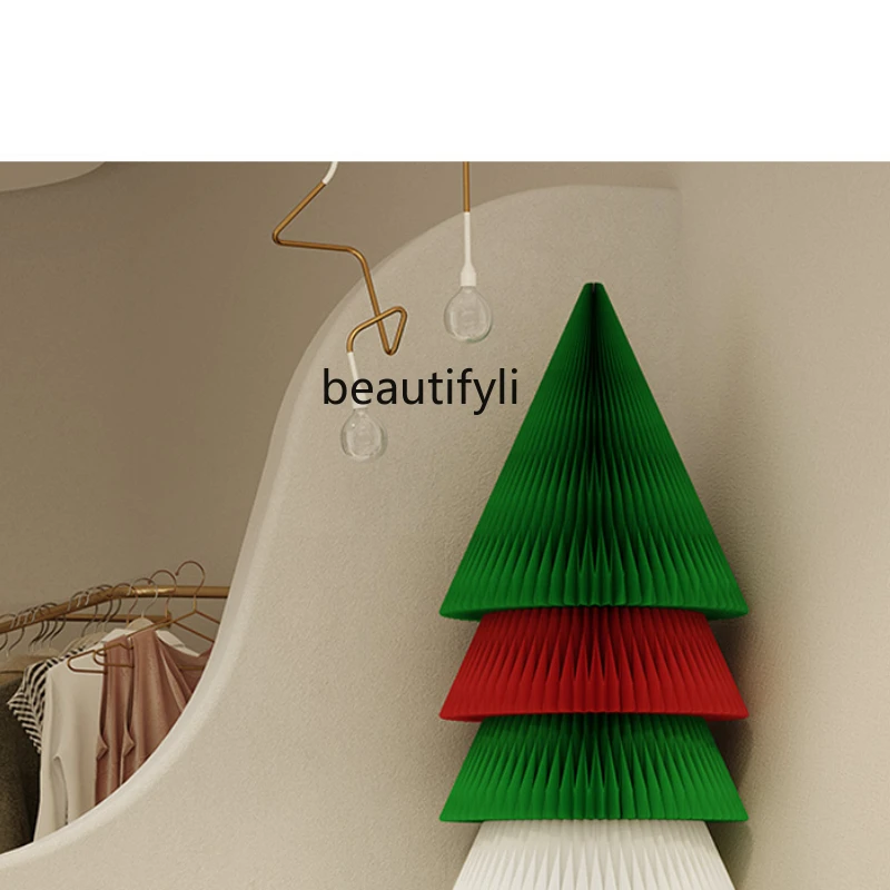 

HJ Decoration Small Mini Christmas Tree Show Window Decorations Floor Living Room