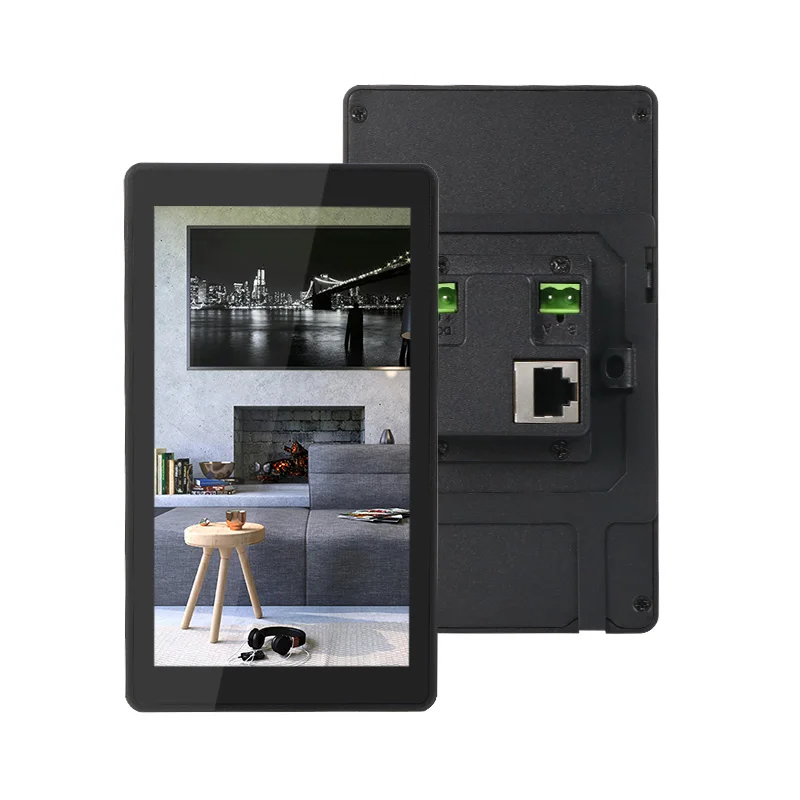 Фото 2026unique Portworld Встроенный POE RS485 USB Type C Android Электрический IPS Высокая текстура DC Умный дом 5,5-дюймовый бар Дизайн Управление P №3