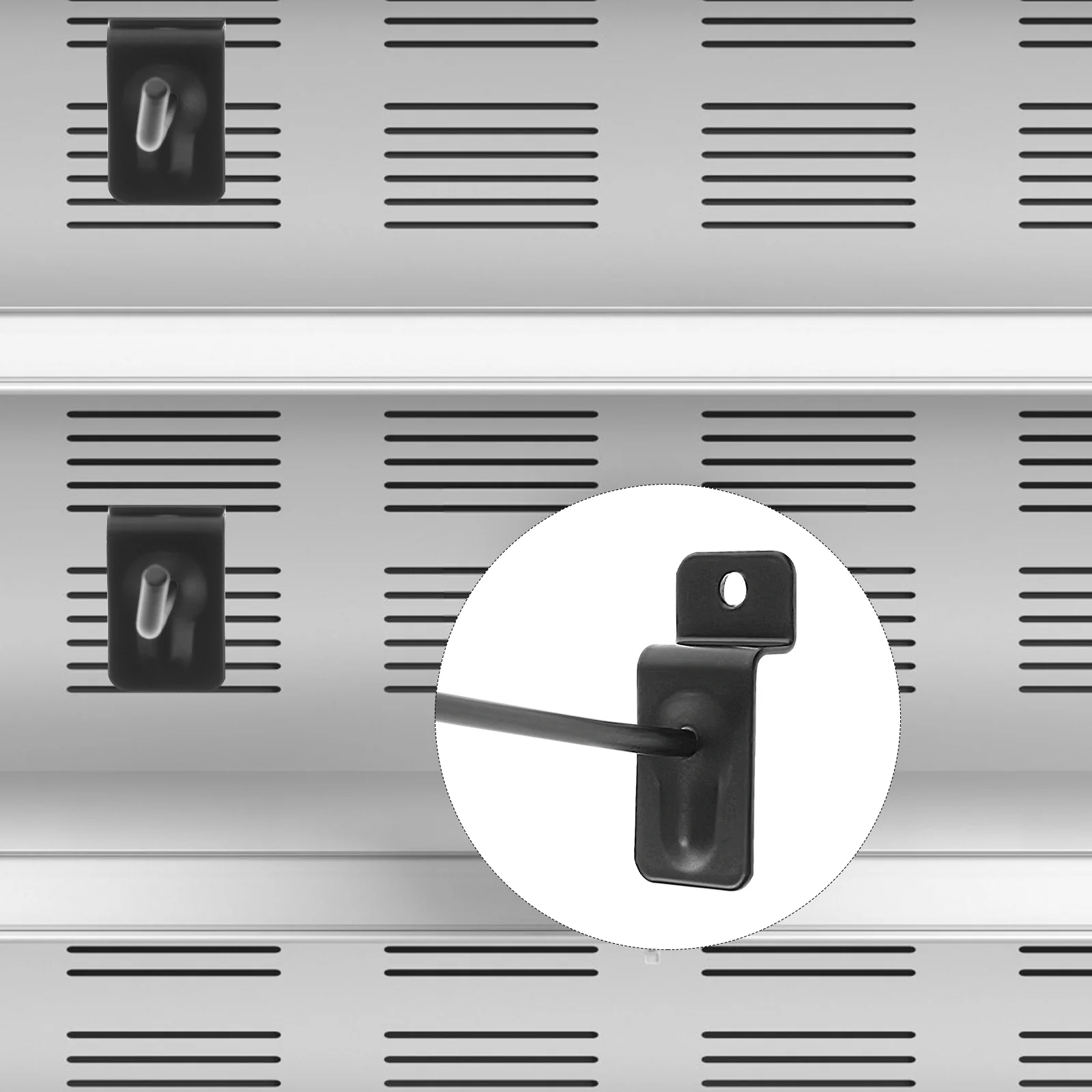 30 шт. слотовой крючок настенные крючки для подвешивания розничный дисплей