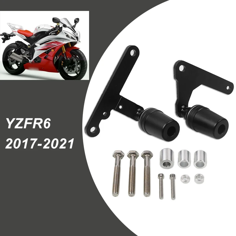 For YAMAHA YZF R6 YZFR6 YZF-R6 2017-2021 2020 Motorcycle Falling Protection Frame Slider Fairing Guard Crash Pad Protector