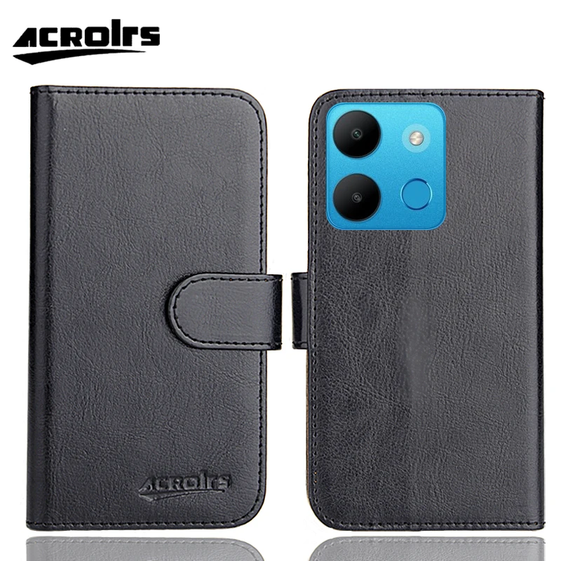 

Infinix Smart 7 Global Case 6.6" 6 Colors Flip Fashion Customize Soft Leather Exclusive Phone Cover Cases