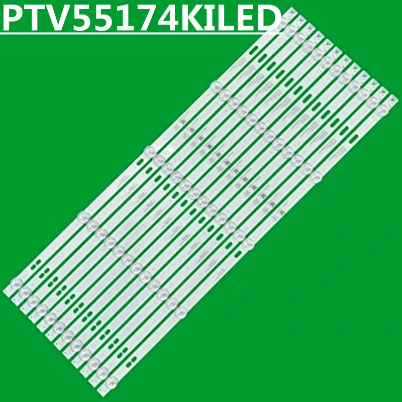 

New LED Backlight Strip For KKTV H55B K55S LED55U60 LED55M60A LED55KJAH DLED55KJAH 12X5 0006 HV550QUBB05 PTV55174KILED