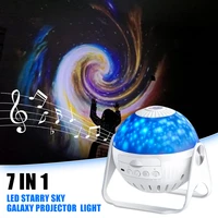 led starry sky galaxy projector usb powered night light colorful nebular projector lamp for home bedroom kids room decor new