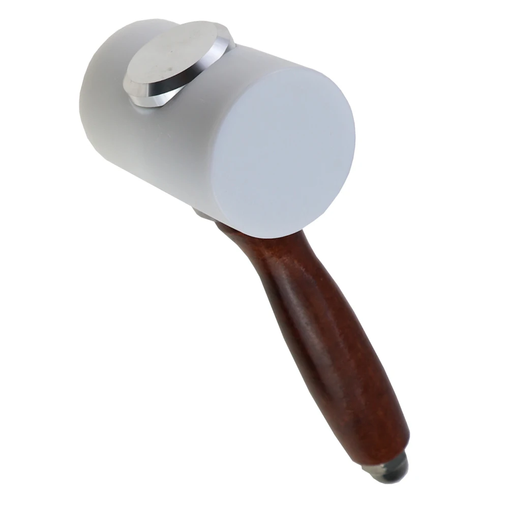 

Creative PC Nylon Hammer Wooden Handle For Stamping Leather Leathercraft Printing Tools Punching Replacement T-shaped