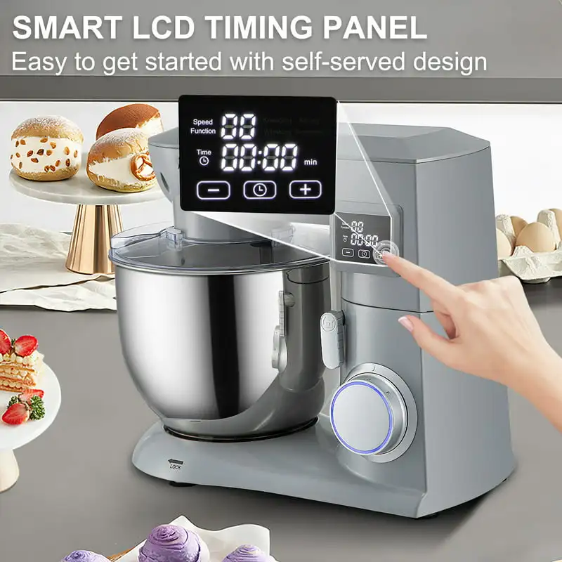 

Stand 6-Speed Tilt-Head Dough 7.4 Qt Bowl 3 Attachments