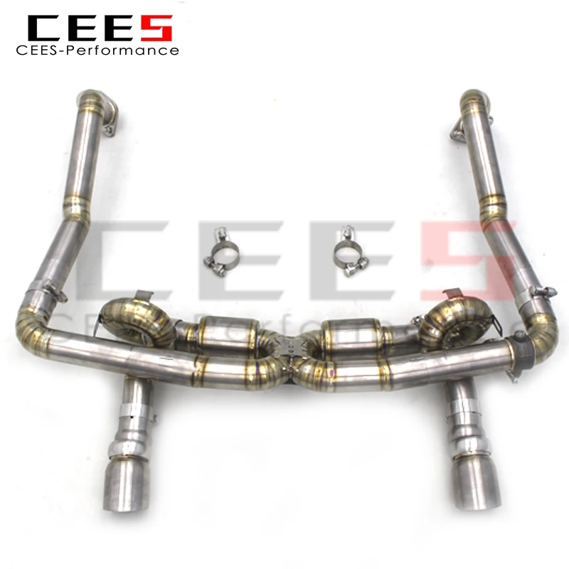 

Выхлопная труба Catback для Porsche 718 Boxster/Cayman 2,0 T 2016-2023, модификации и обновления, выхлопная труба из титана GT4