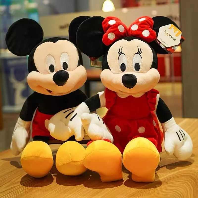 Kawaii Disney Микки Маус и Минни плюшевые игрушки 30 см милые мягкие набивные куклы