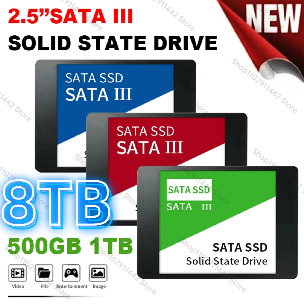 

Оригинальный SSD жесткий диск 500 ГБ 1 ТБ Внутренний твердотельный накопитель 2,5; SATA3 высокоскоростной ssd sata 2 ТБ 4 ТБ для ноутбука настольного ПК ps5
