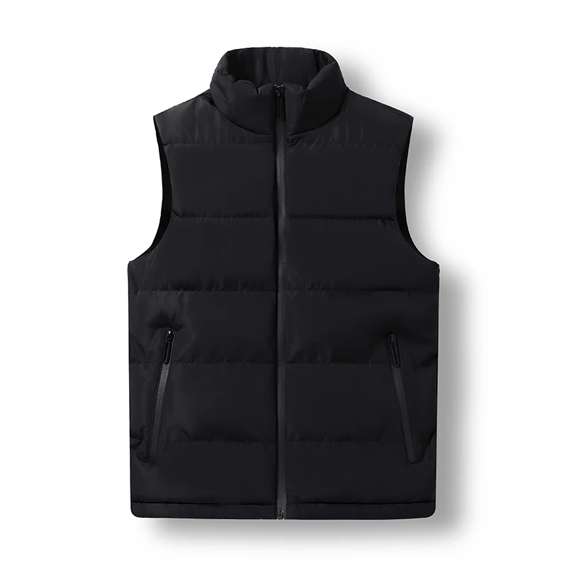 

New winter men's down cotton waistcoat casual jacket men's warm vest coat large size tide M-5XL