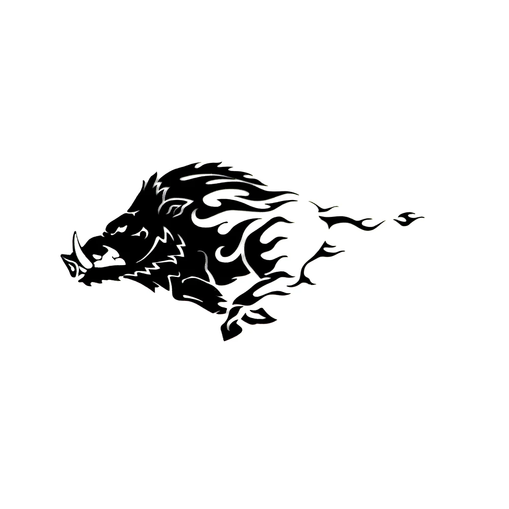 

Beautiful Wild Boar Angry Pig Tribal Animal Car Stickers Motorcycle Decal Cover Scratches Waterproof Vinyl PVC 8.4cm X 16.9cm