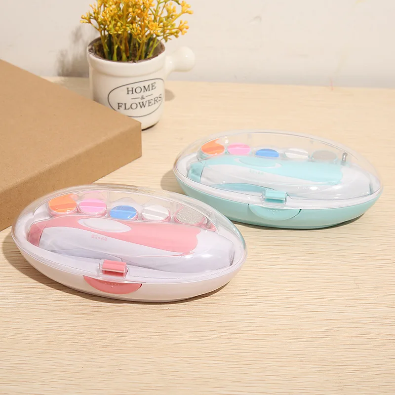 

Electric Baby Nail Trimmer Kid Nail Polisher Tool Infant Manicure Scissors Baby Hygiene Kit Baby Nail Clipper Cutter for Newborn