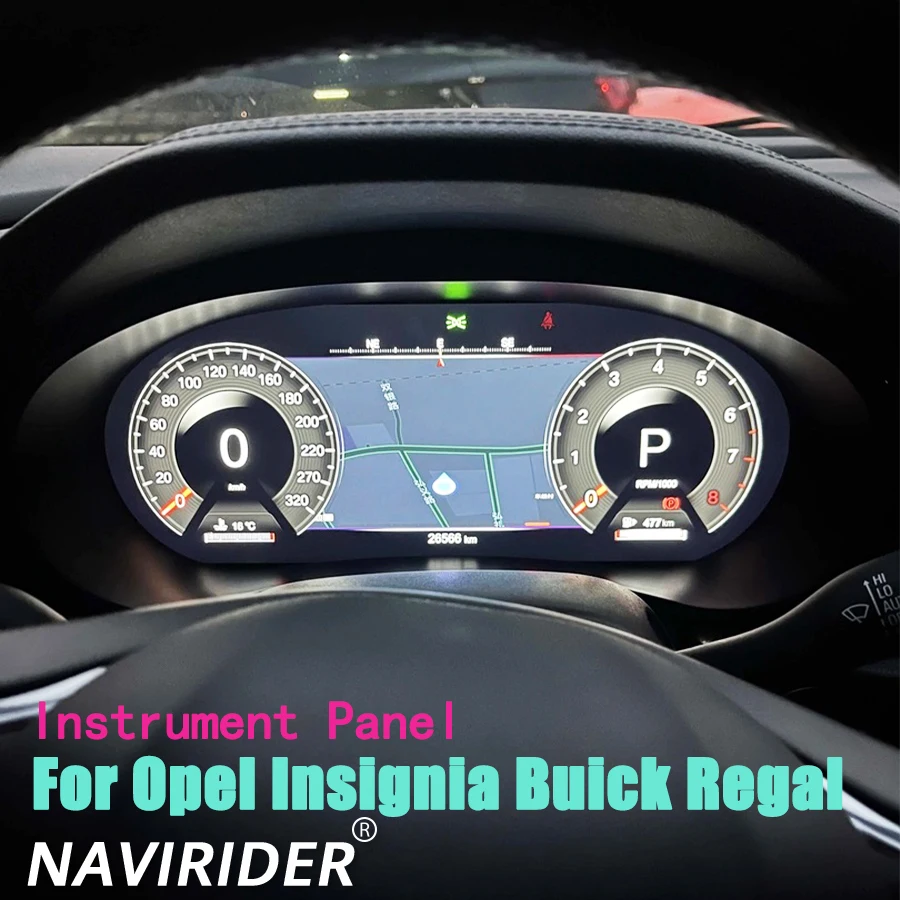 

Для Opel Insiginia Buick Regal 2009 2014 2015 2018 2020 2024, автомобильные аксессуары, приборная панель, ЖК-дисплей, приборная панель, кластер спидометра