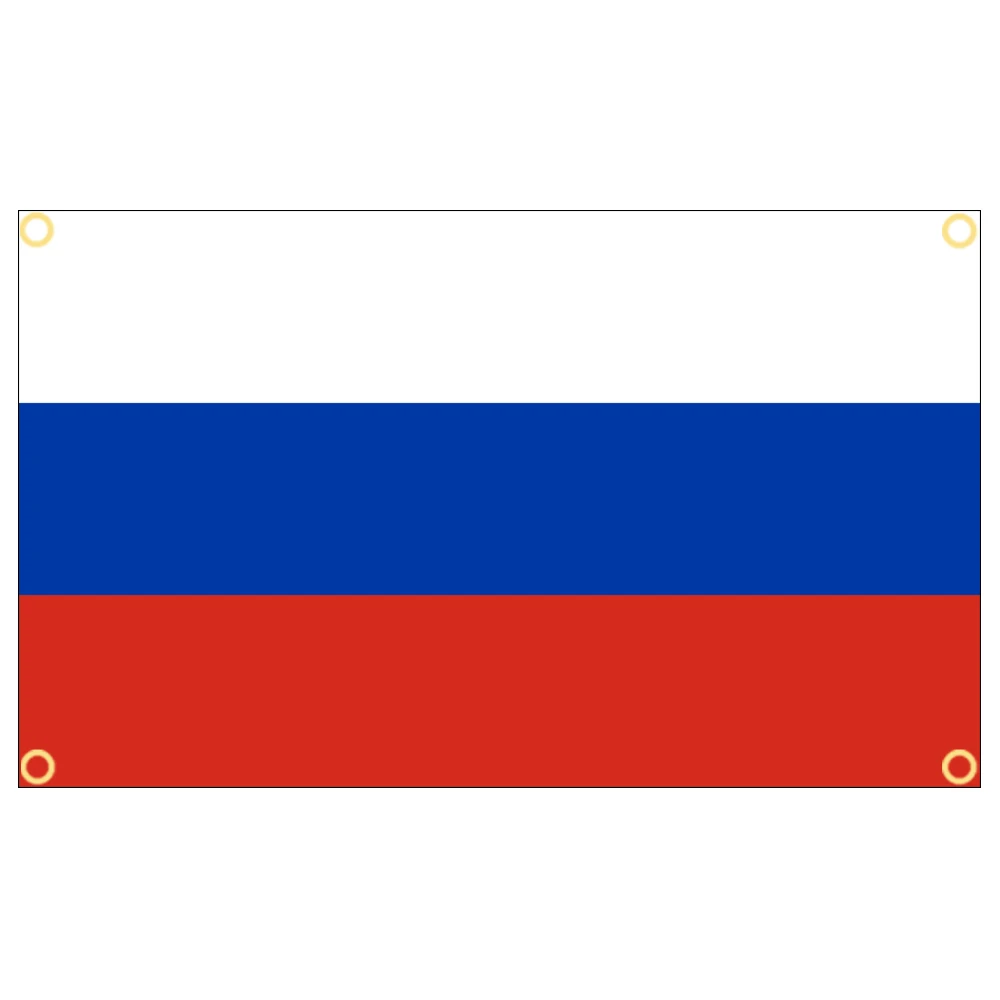 3x5 футов Флаг России Яркий цвет и устойчивый к выцветанию Холст Национальные флаги Российской Федерации Полиэстер с латунными втулками 3 X 5 футов (art.: 3920d1f2290ea) - 3920d1f2290ea