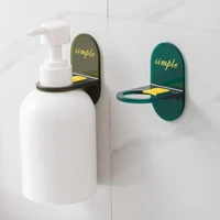 bathroom shampoo wall mounted hooks no punch washroom shower gel organize storage shelf kitchen detergent wall hook up rack new