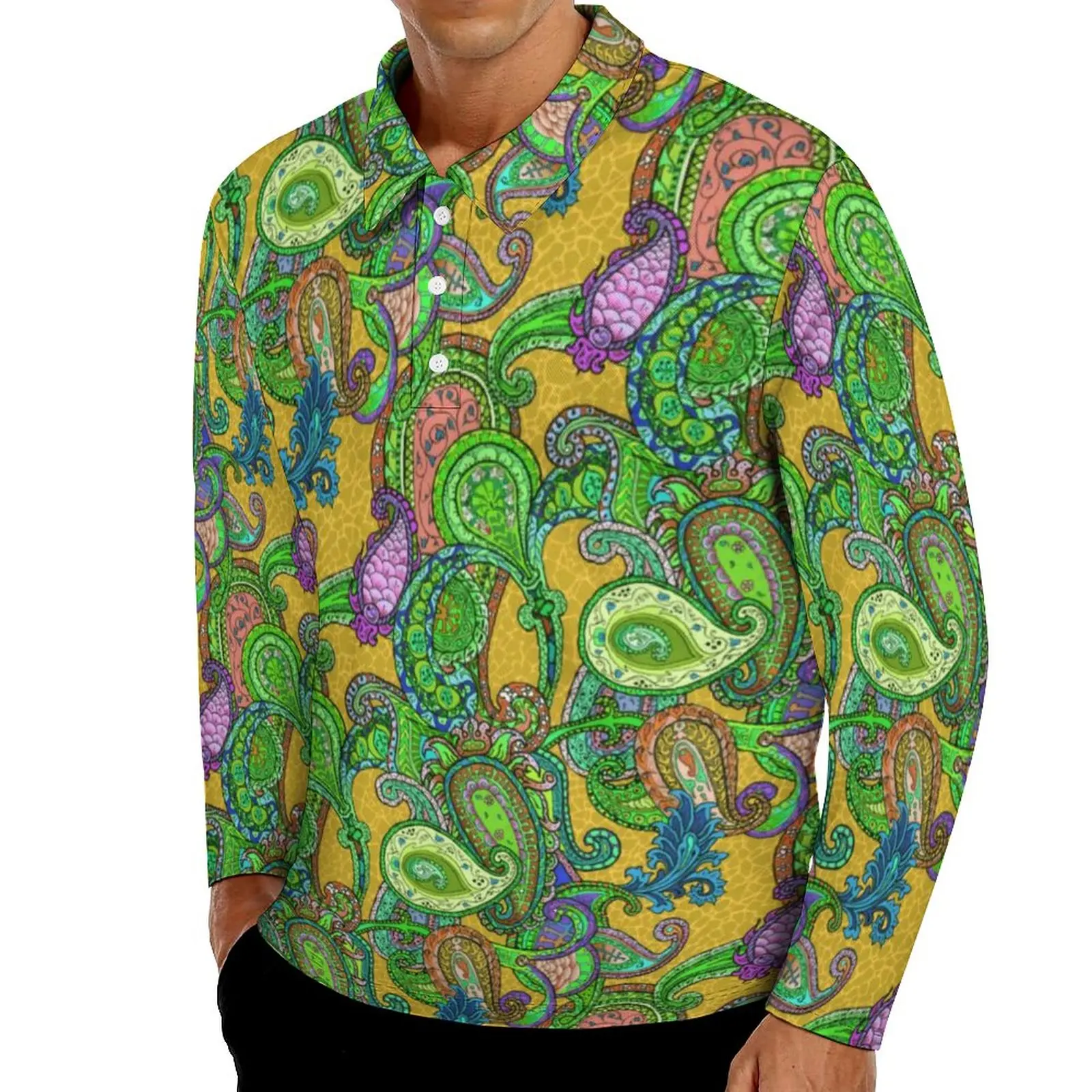 

Женская Повседневная футболка-поло с цветочным принтом, размеры до 6XL